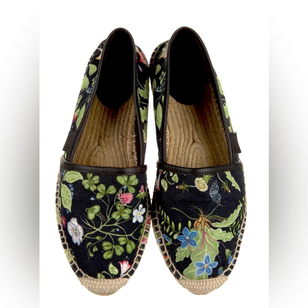 Gucci Womens flora knight espadrilles